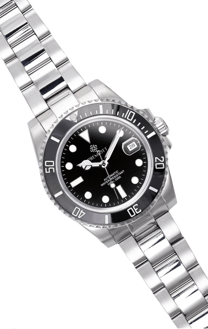 The Mariner, ceas automatic personalizat - animație cu variante de cadran, bezel și brățară în culori diferite